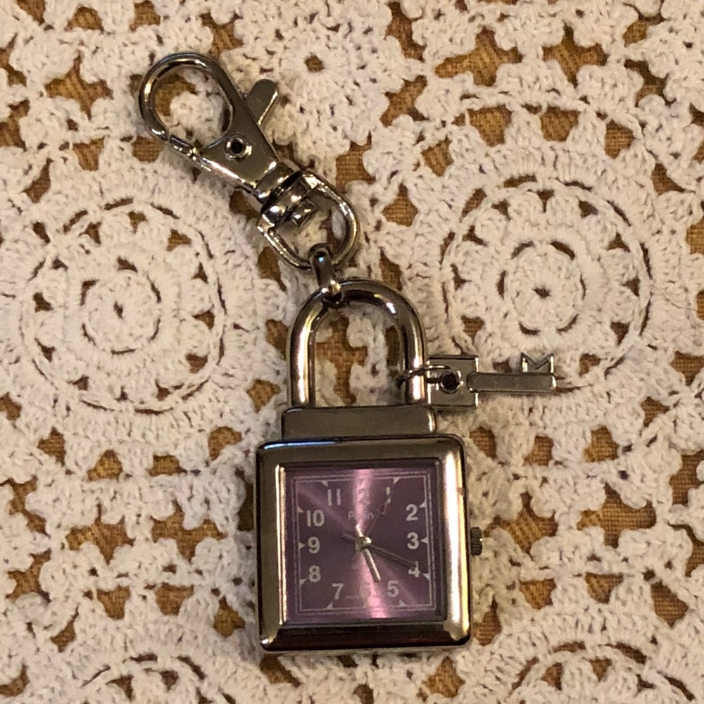 Silver Clip Watch